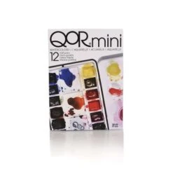 GOLDEN® | QoR® Mini Watercolour Box — 12 Half Pans -Golden || Pebeo || Daler-Rowney Shop GOLDENC2AE7CQoRC2AEMiniWatercolourBoxE2809412halfpans 1