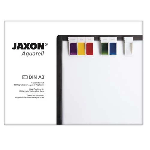 Jaxon Magnetic Glass Palette & 12 Watercolour Pans Set 1 Jaxon Magnetic Glass Palette & 12 Watercolour Pans Set