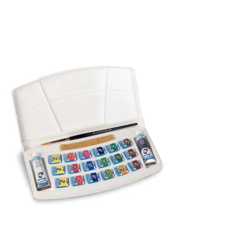 Royal Talens Van Gogh Watercolour Set - 18 Half Pans 2 Royal Talens Van Gogh Watercolour Set - 18 Half Pans - Image 2