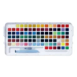 Sakura | Koi Water Color Studio Set — 96 Half Pans -Golden || Pebeo || Daler-Rowney Shop Sakura7CKoiWaterColorStudioSetE2809496halfpans 1