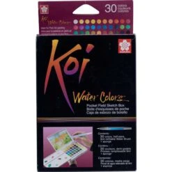 Sakura Koi Watercolour Sketch Sets -Golden || Pebeo || Daler-Rowney Shop SakuraKoiWatercolourSketchSets 3