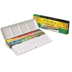 Sennelier Artists' Watercolour Box Sets -Golden || Pebeo || Daler-Rowney Shop SennelierArtists26230393BWatercolourBoxSets 5