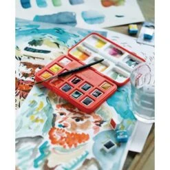 Van Gogh | Watercolour Pocket Box Special Edition — 12 Half Pans -Golden || Pebeo || Daler-Rowney Shop VanGogh7CWatercolourPocketBoxspecialeditionE2809412halfpans 4