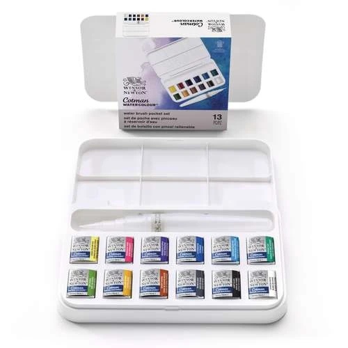 Winsor & Newton Cotman Watercolour Set With Brush Pen 1 Winsor & Newton Cotman Watercolour Set With Brush Pen